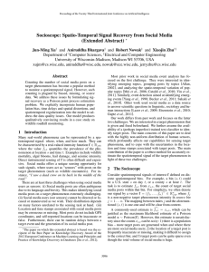 Socioscope: Spatio-Temporal Signal Recovery from Social Media (Extended Abstract)