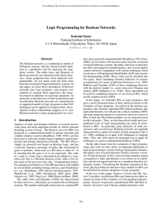 Logic Programming for Boolean Networks