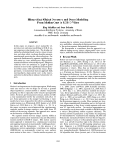 Hierarchical Object Discovery and Dense Modelling