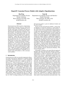 EigenGP: Gaussian Process Models with Adaptive Eigenfunctions