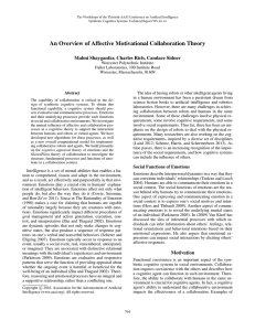 An Overview of Affective Motivational Collaboration Theory