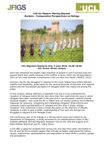 Call for Papers: Moving Beyond Borders - Comparative Perspectives on Refuge