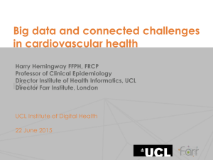 Big data and connected challenges in cardiovascular health