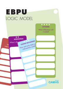 EBPU  logic model