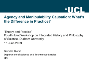 Agency and Manipulability Causation: What’s the Difference in Practice?