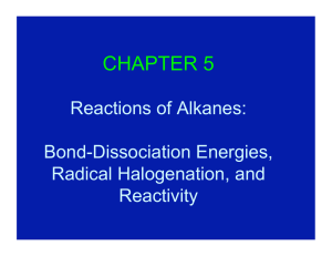 CHAPTER 5  Reactions of Alkanes: Bond-Dissociation Energies,