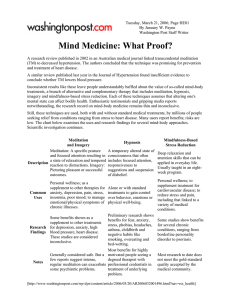 Mind Medicine: What Proof?
