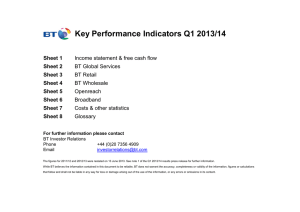 Key Performance Indicators Q1 2013/14