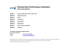 Revised Key Performance Indicators 2011/12 &amp; 2012/13