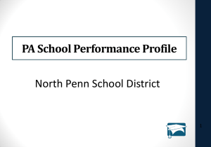 PA School Performance Profile North Penn School District 1