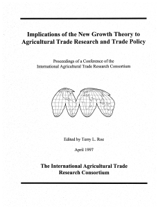 Implications  of the New  Growth  Theory to i