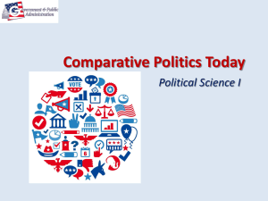 Comparative Politics Today Political Science I
