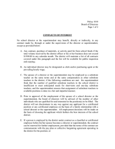 Policy 1010 Board of Directors Page 1 of 2