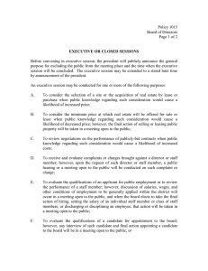 Policy 1015 Board of Directors Page 1 of 2