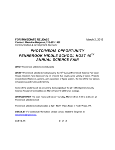 PHOTO/MEDIA OPPORTUNITY PENNBROOK MIDDLE SCHOOL HOST 10  ANNUAL SCIENCE FAIR