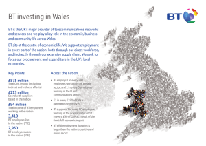 BT investing in Wales