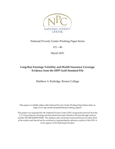 National Poverty Center Working Paper Series #11 – 06 March 2011