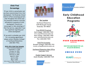 Early Childhood Child Find Screenings