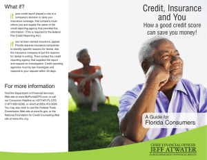 Credit, Insurance and You if What if?