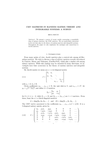 CMV MATRICES IN RANDOM MATRIX THEORY AND INTEGRABLE SYSTEMS: A SURVEY