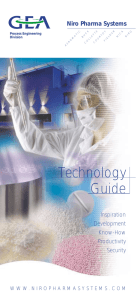 Technology Guide Niro Pharma Systems Inspiration