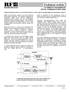 Technical Article ICs SIMPLIFY THE DESIGN OF DIGITAL COMMUNICATIONS LINKS