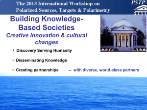 Building Knowledge- Based Societies Creative innovation &amp; cultural changes