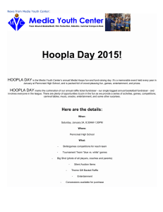 Hoopla Day 2015!  HOOPLA DAY