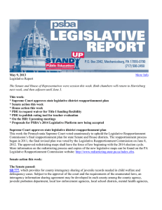 Legislative Report May 9, 2013 More Info