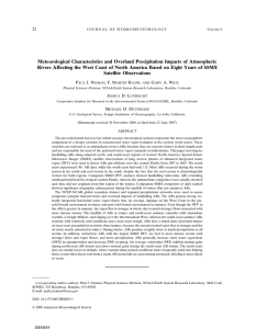 Meteorological Characteristics and Overland Precipitation Impacts of Atmospheric