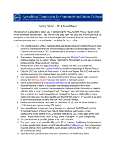 Getting Started – 2014 Annual Report