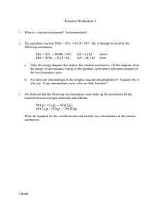 Kinetics Worksheet 2