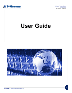 User Guide  1 V-Rooms