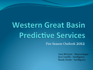 Nevada Great Basin Fire Season Outlook for 2012