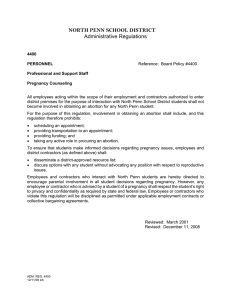 NORTH PENN SCHOOL DISTRICT Administrative Regulations