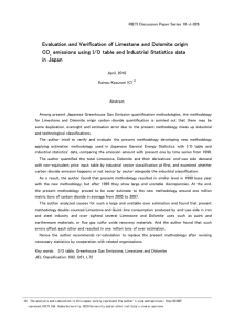 Evaluation and Verification of Limestone and Dolomite origin CO