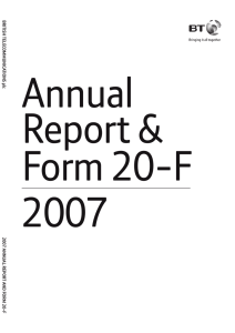 Annual Report &amp; Form 20-F 2007