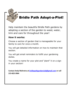 Bridle Path Adopt-a-Plot!