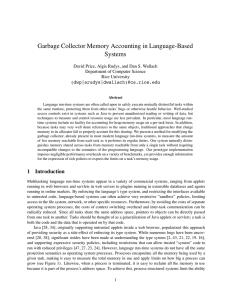 Garbage Collector Memory Accounting in Language-Based Systems