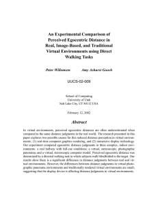An Experimental Comparison of Perceived Egocentric Distance in Real, Image-Based, and Traditional