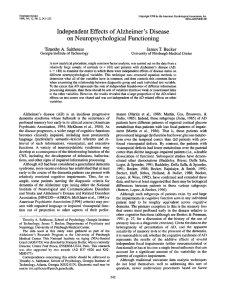 Neuropsychology Copyright 1998 by the American Psychological Association, Inc.