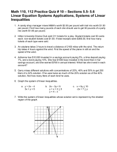 – Sections 5.5- 5.6 Math 110, 112 Practice Quiz # 10