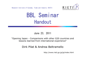 BBL Seminar  Handout June 23, 2011