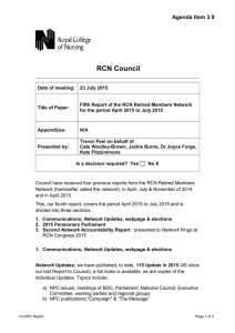 RCN Council Agenda Item 3.9