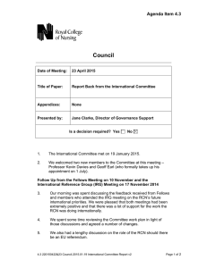 Council Agenda Item 4.3