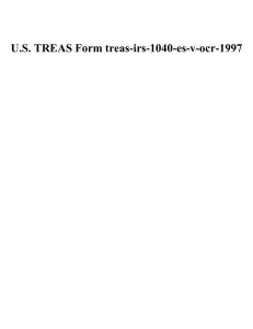 U.S. TREAS Form treas-irs-1040-es-v-ocr-1997