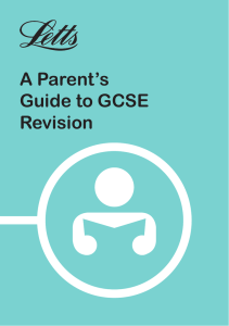 A Parent’s Guide to GCSE Revision
