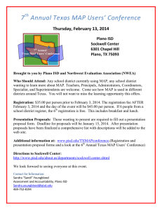 7 Annual Texas MAP Users’ Conference Thursday, February 13, 2014 th