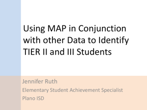 Using MAP in Conjunction with other Data to Identify Jennifer Ruth