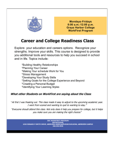 Career and College Readiness Class